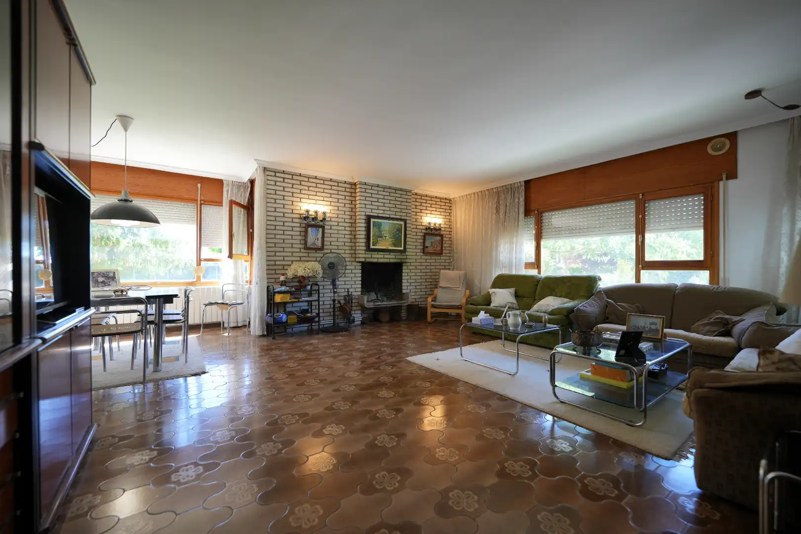Sala d'estar de Casa o xalet en venda en Villanubla amb Aire condicionat, Calefacció i Jardí privat