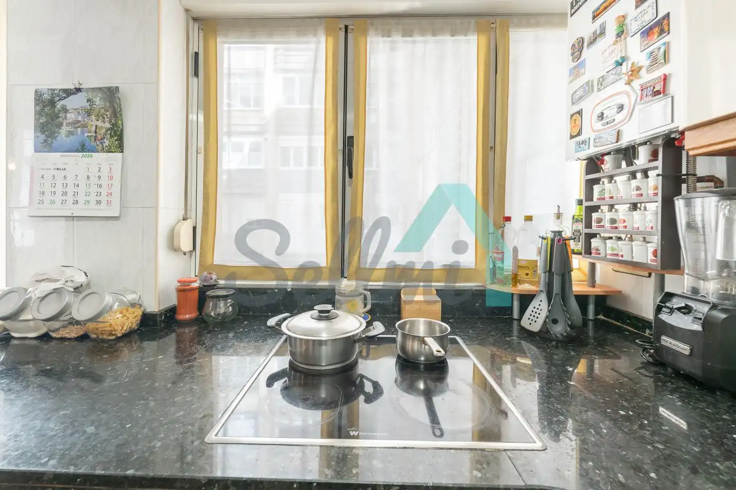 Cocina de Piso en venta en Gijón  con Calefacción, Parquet y Trastero