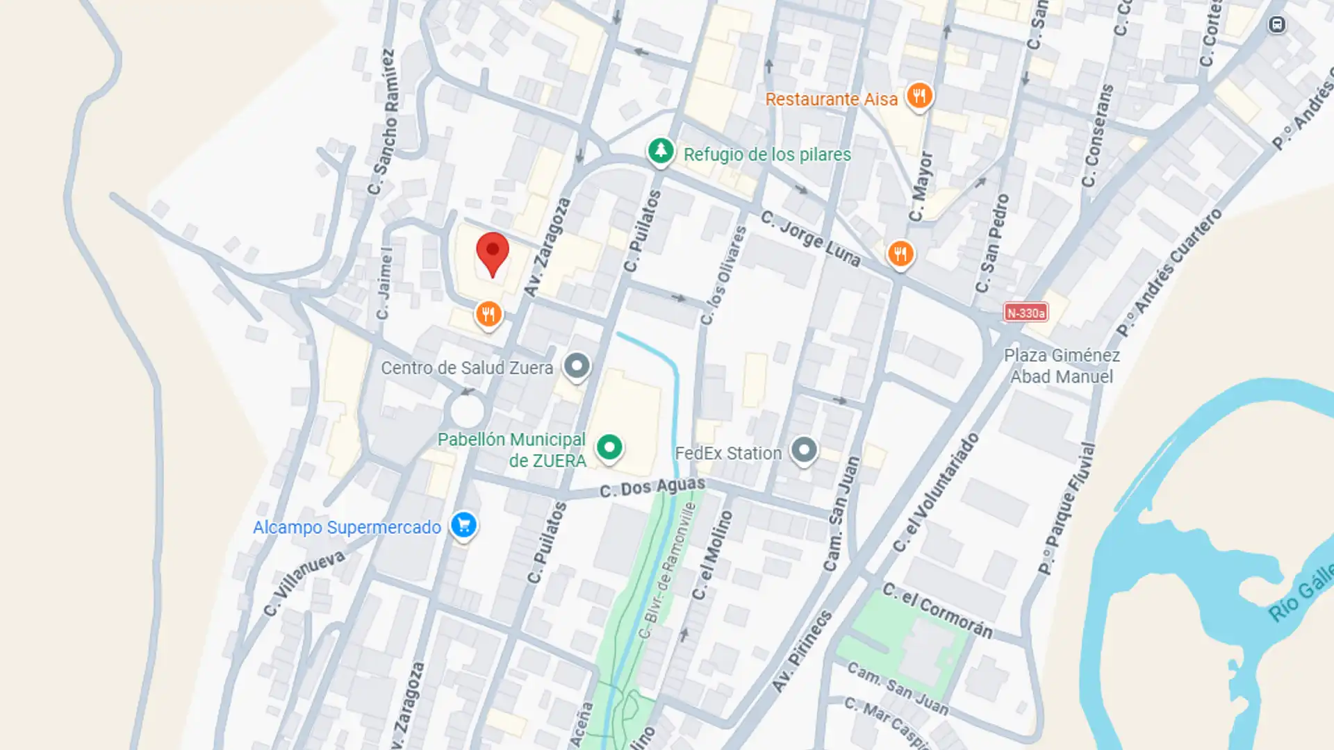 Vista exterior de Pis en venda en Zuera