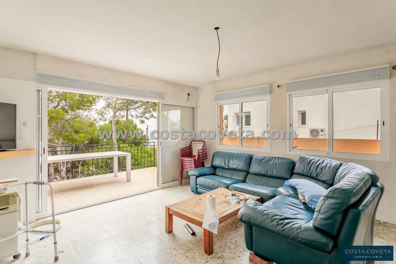 Wohnzimmer von Haus oder Chalet zum Verkauf in El Campello mit Klimaanlage, Privatgarten und Terrasse