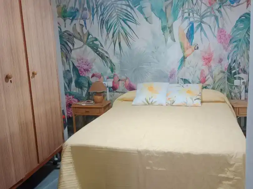 Schlafzimmer von Country house zur Miete in Algueña mit Möbliert