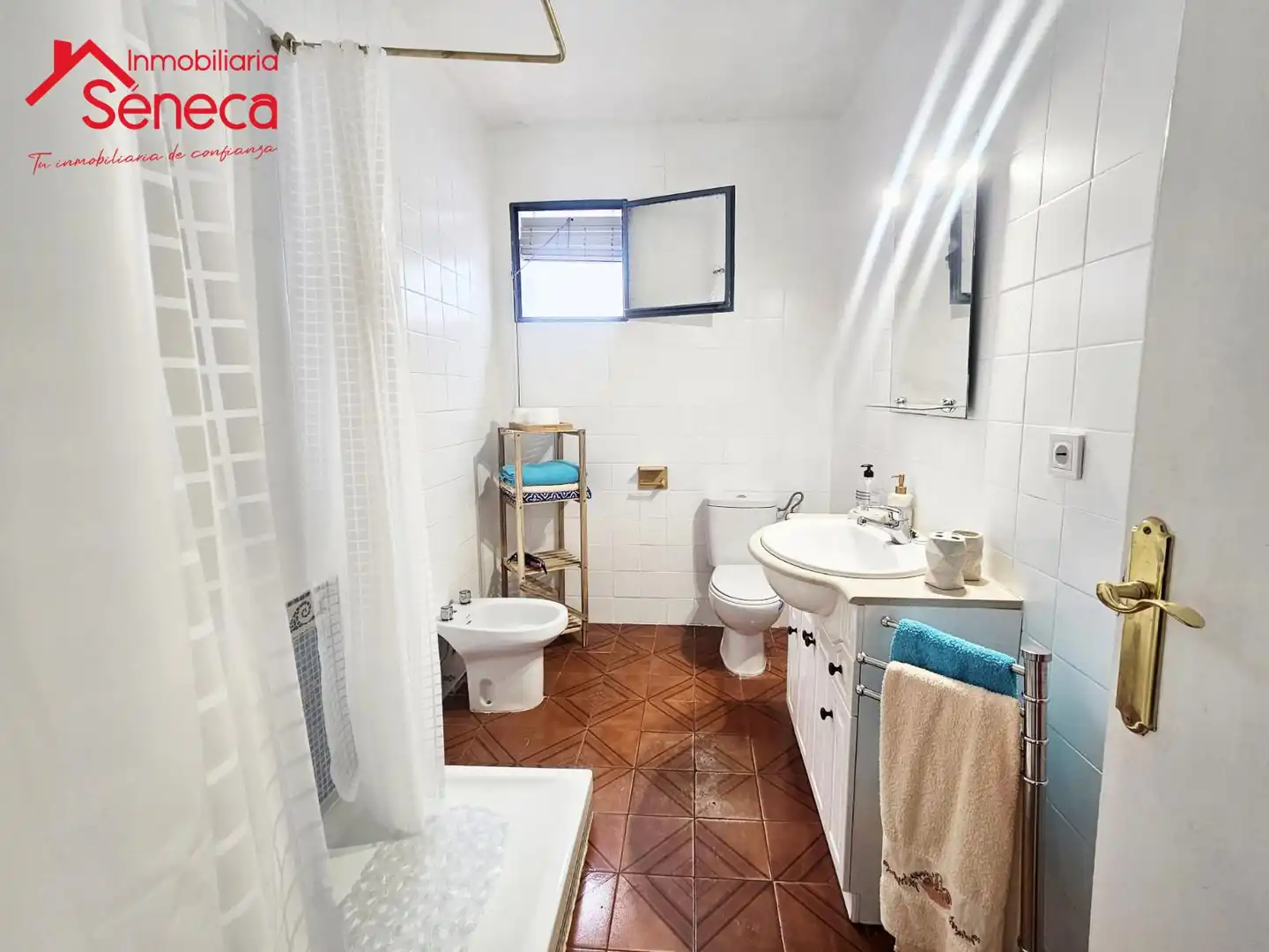 Baño de Piso de alquiler en Córdoba con Terraza y Amueblado