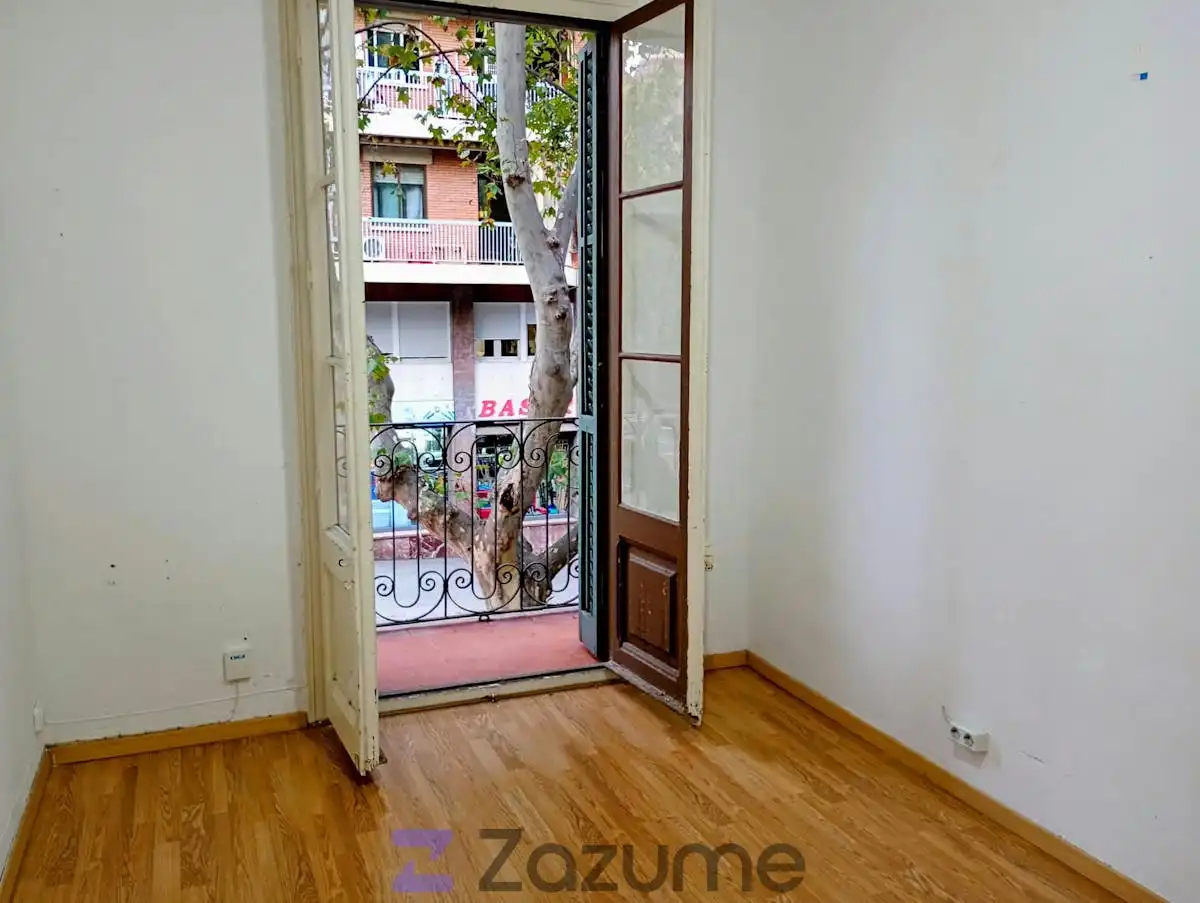 Schlafzimmer von Wohnung zur Miete in Barcelona mit Parkett, Terrasse und Möbliert