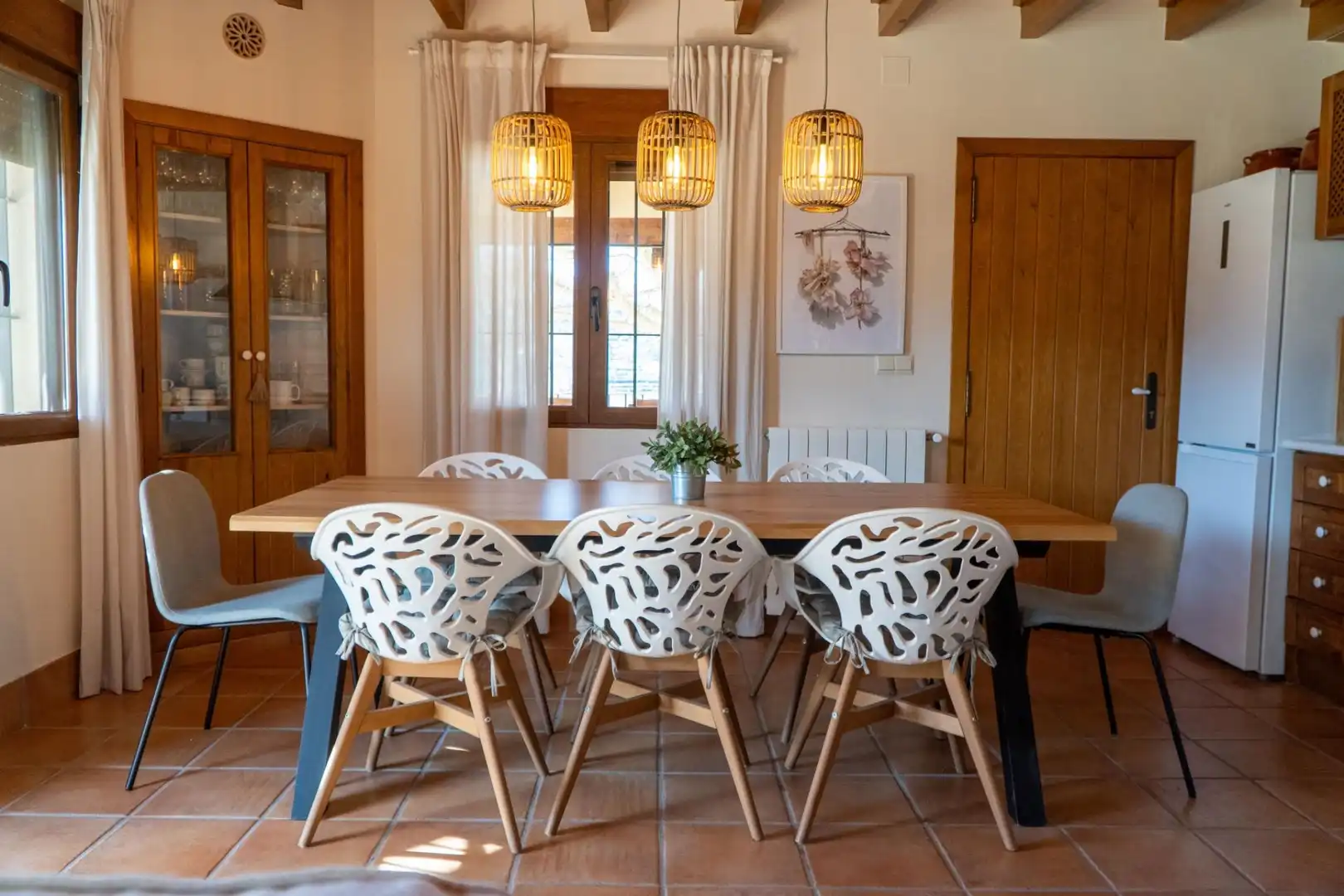 Dining room of Country homes for sale in Penàguila  with Heating, Private garden and Terrace