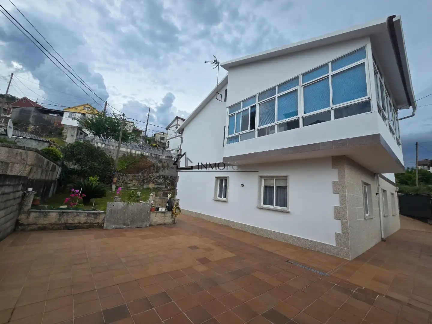 Exterior view of Houses for sale in Moaña  with Heating, Private garden and Terrace