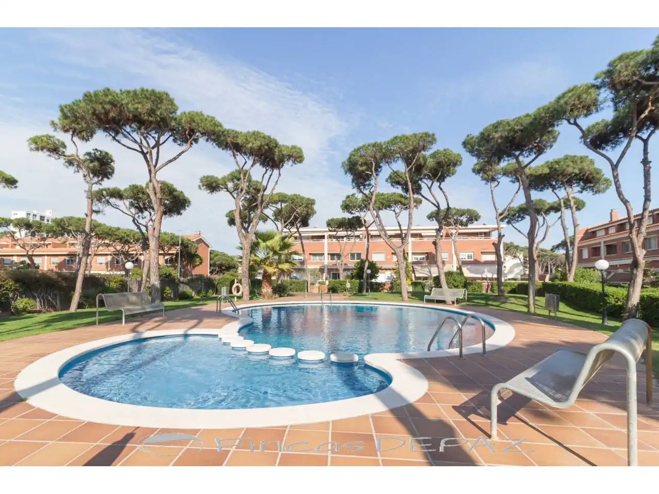 Swimming pool of Detached homes for sale in Gavà  with Air Conditioner, Heating and Private garden