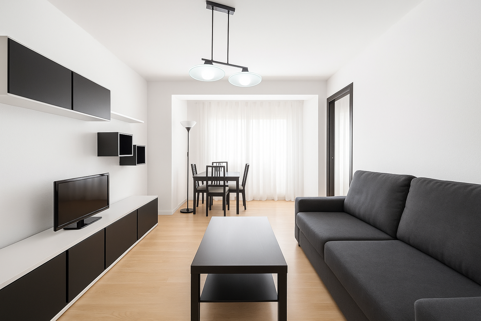 Living room of Flat for sale in Cornellà de Llobregat  with Balcony