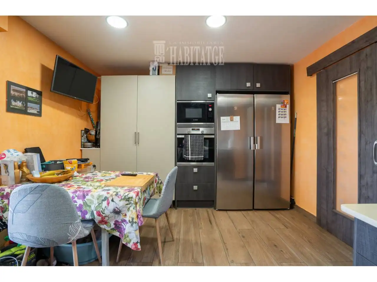Cocina de Casa o chalet en venta en Santa Eugènia de Berga con Aire acondicionado, Calefacción y Parquet