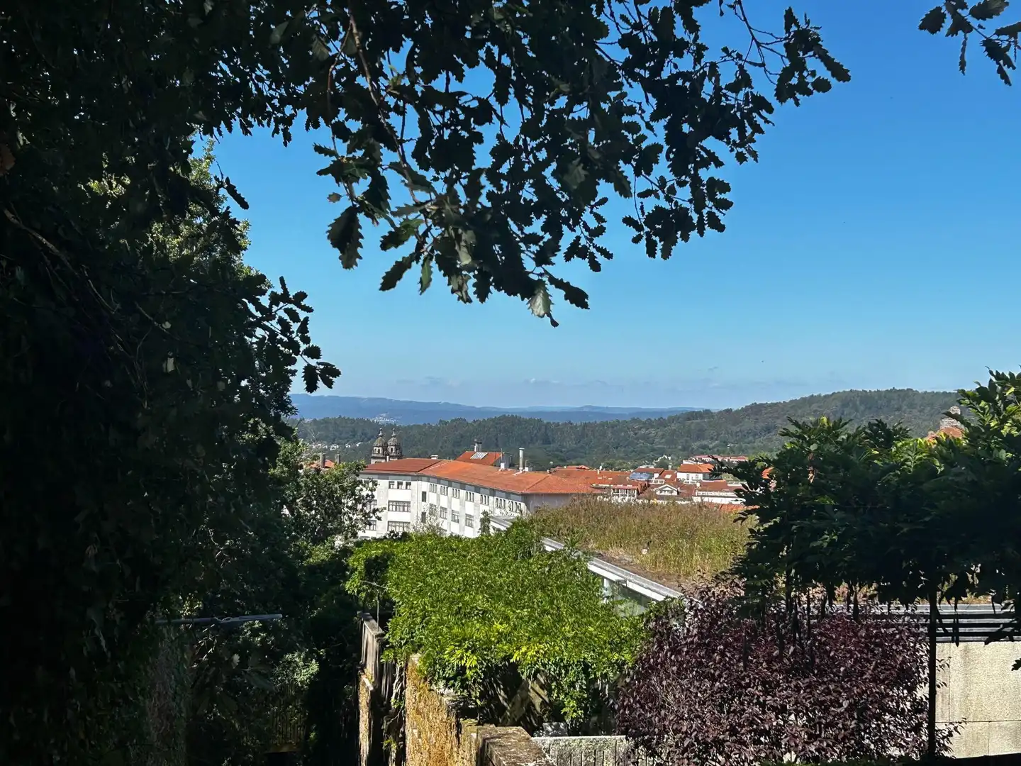 Vista exterior de Pis en venda en Santiago de Compostela  amb Calefacció i Terrassa