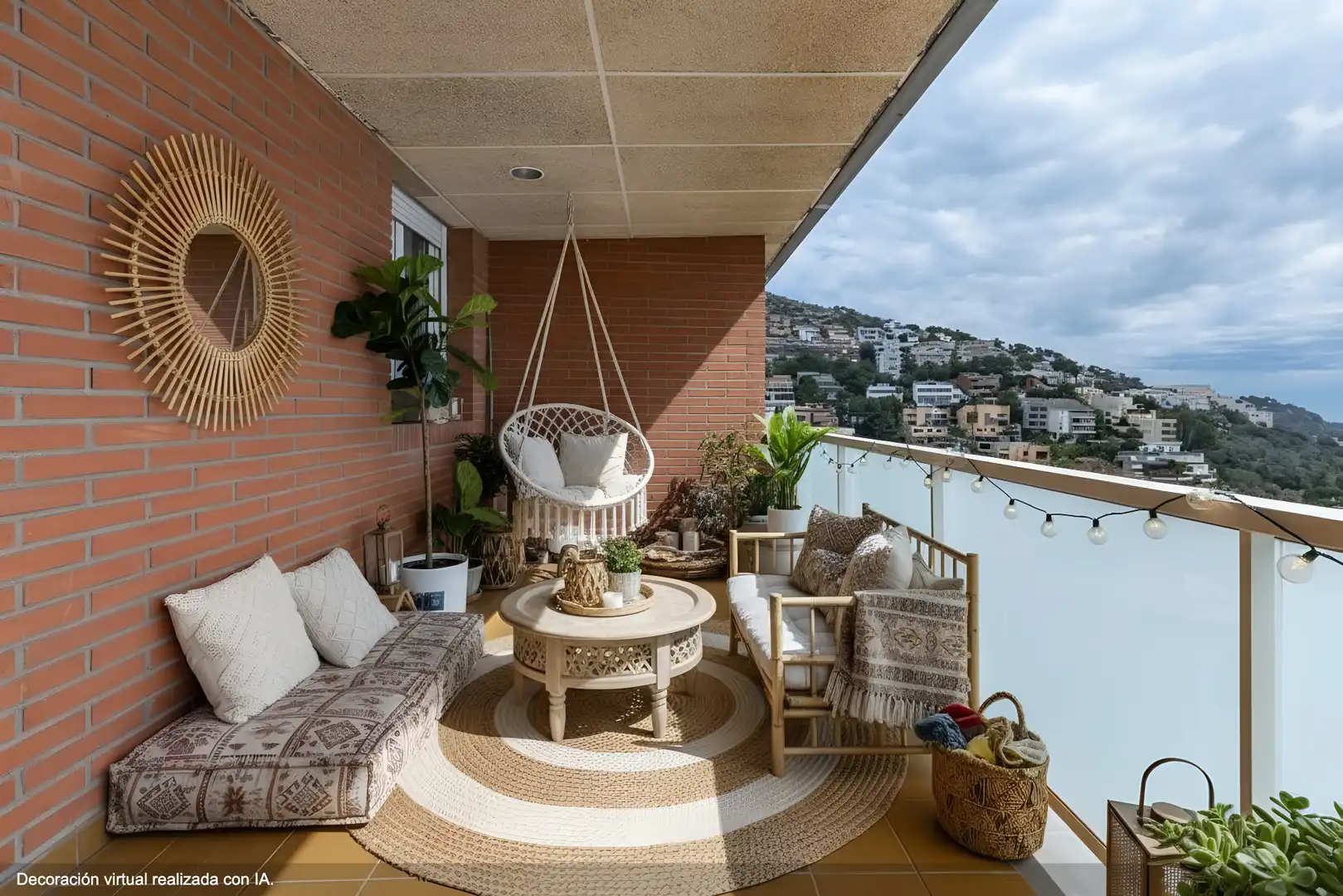 Terrasse von Maisonette zum Verkauf in Sitges mit Klimaanlage, Heizung und Terrasse