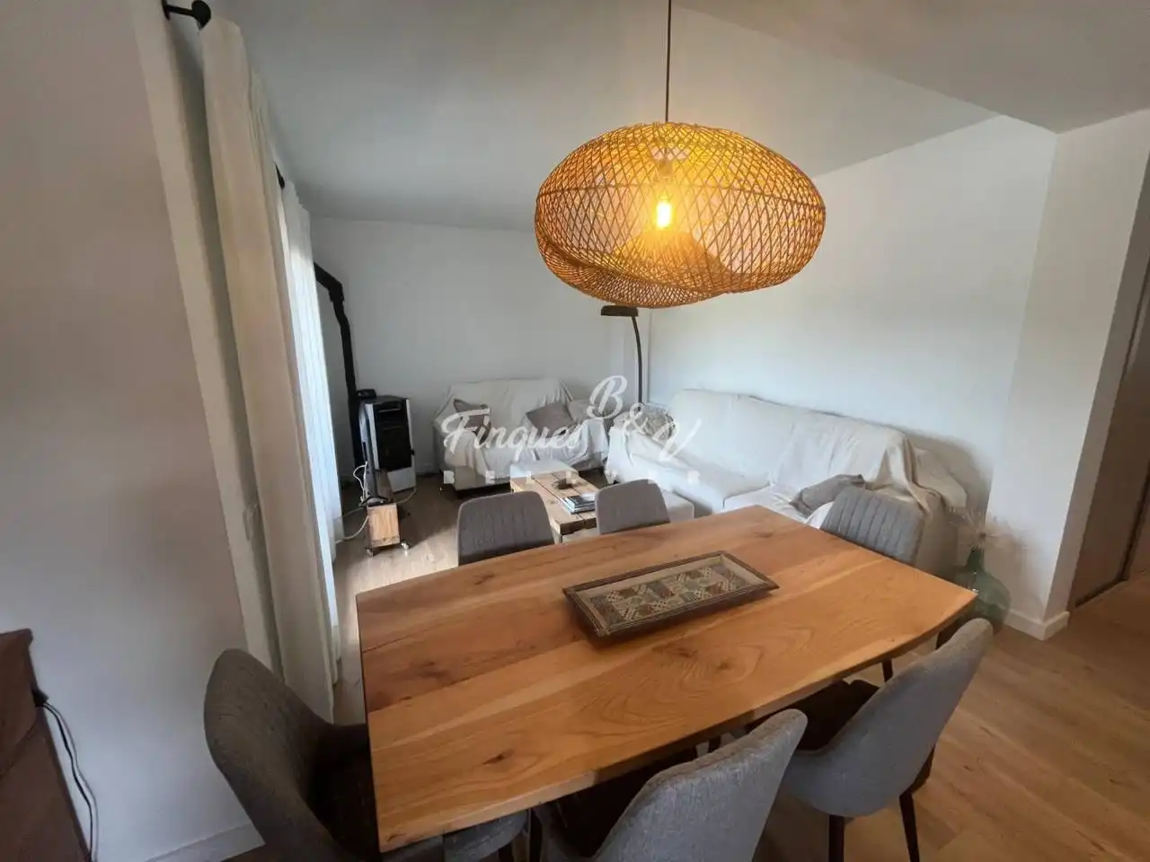 Wohnzimmer von Wohnungen zum Verkauf in Bellver de Cerdanya mit Klimaanlage, Heizung und Parkett