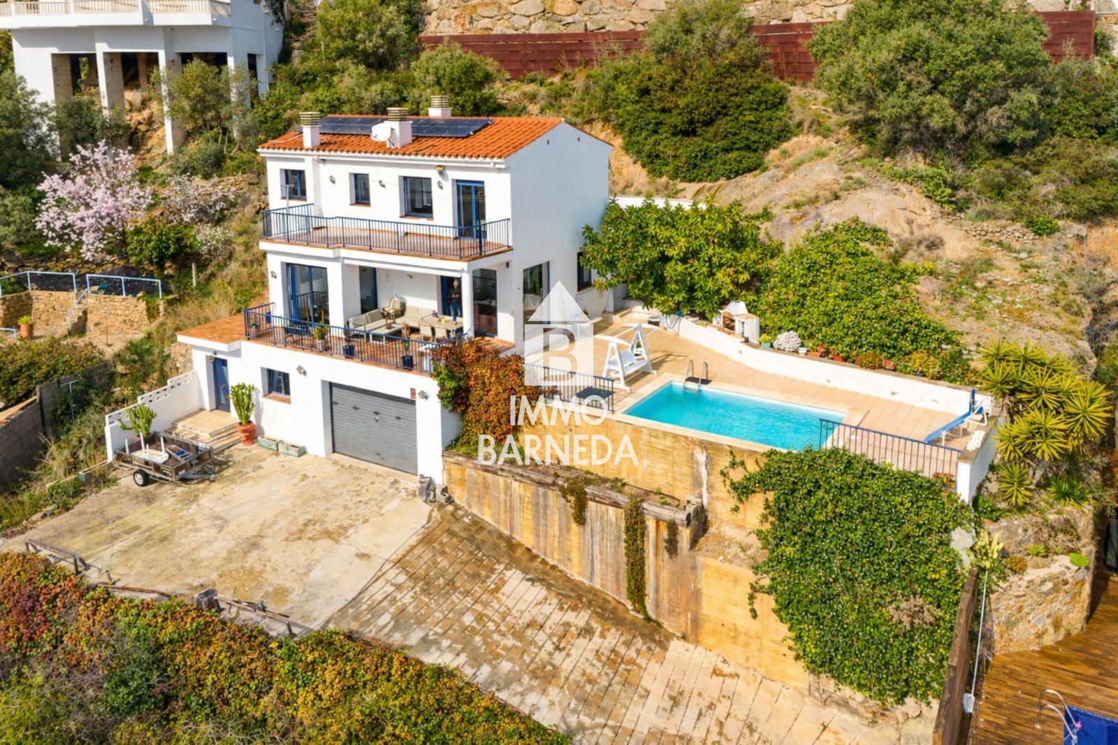 Vista exterior de Casa o chalet en venta en Roses con Calefacción, Jardín privado y Parquet