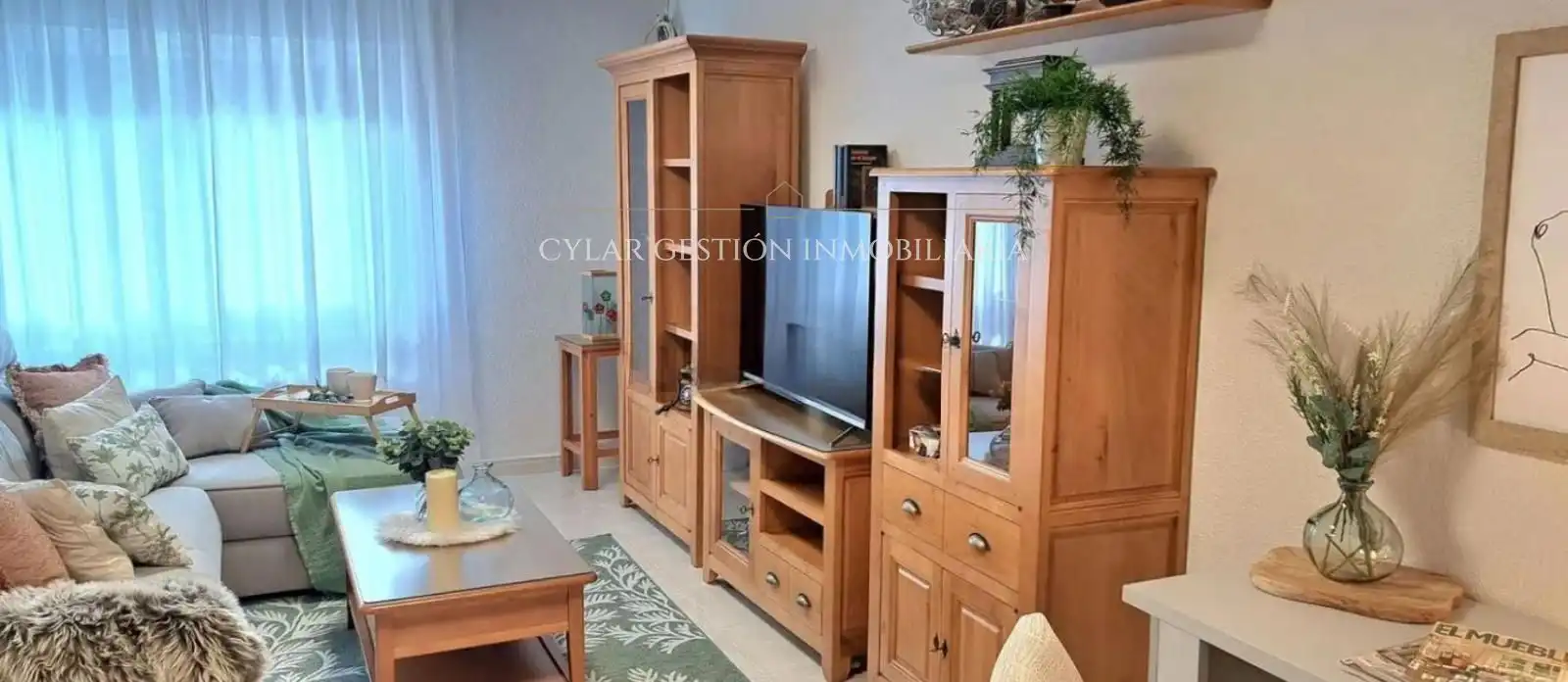 Sala de estar de Piso de alquiler en Salamanca con Calefacción, Parquet y Terraza