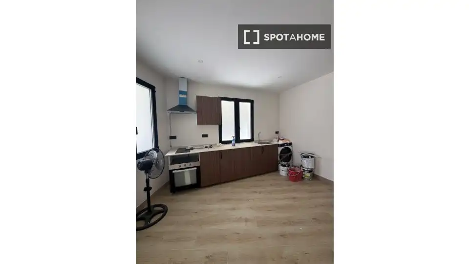 Küche von Wohnung zur Miete in Valencia mit Klimaanlage, Heizung und Möbliert