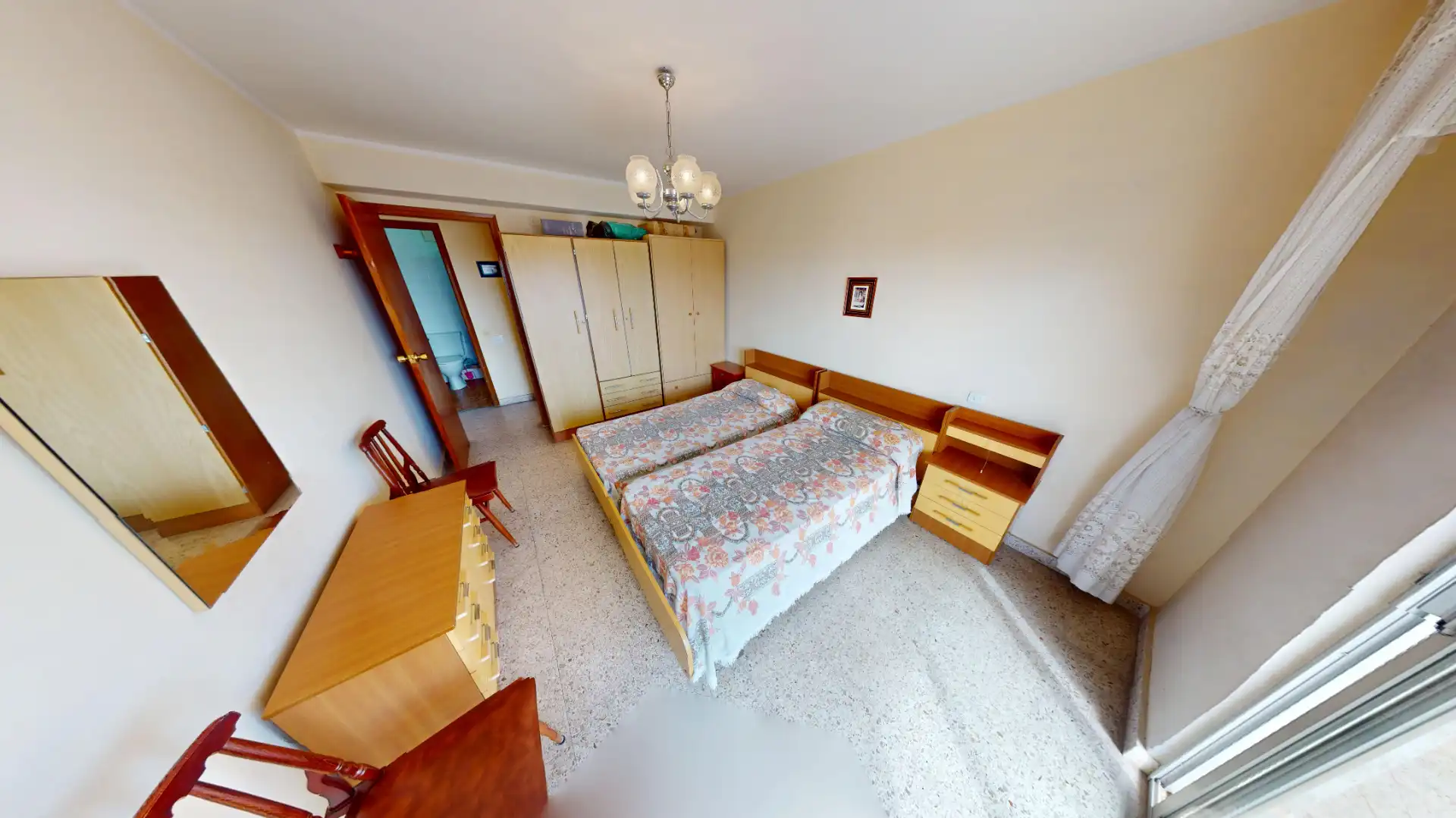 Bedroom of Flat for sale in Alicante / Alacant  with Parquet flooring, Terrace and Furnished