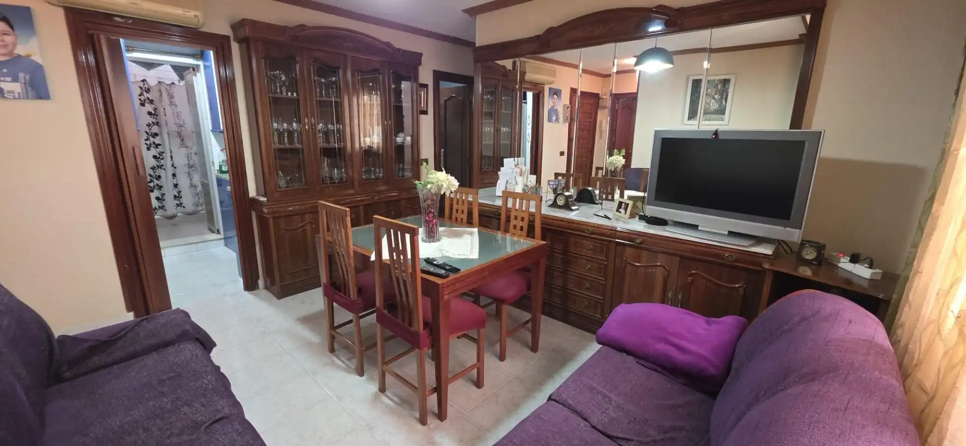 Dining room of Flat for sale in Benidorm  with Terrace and Furnished