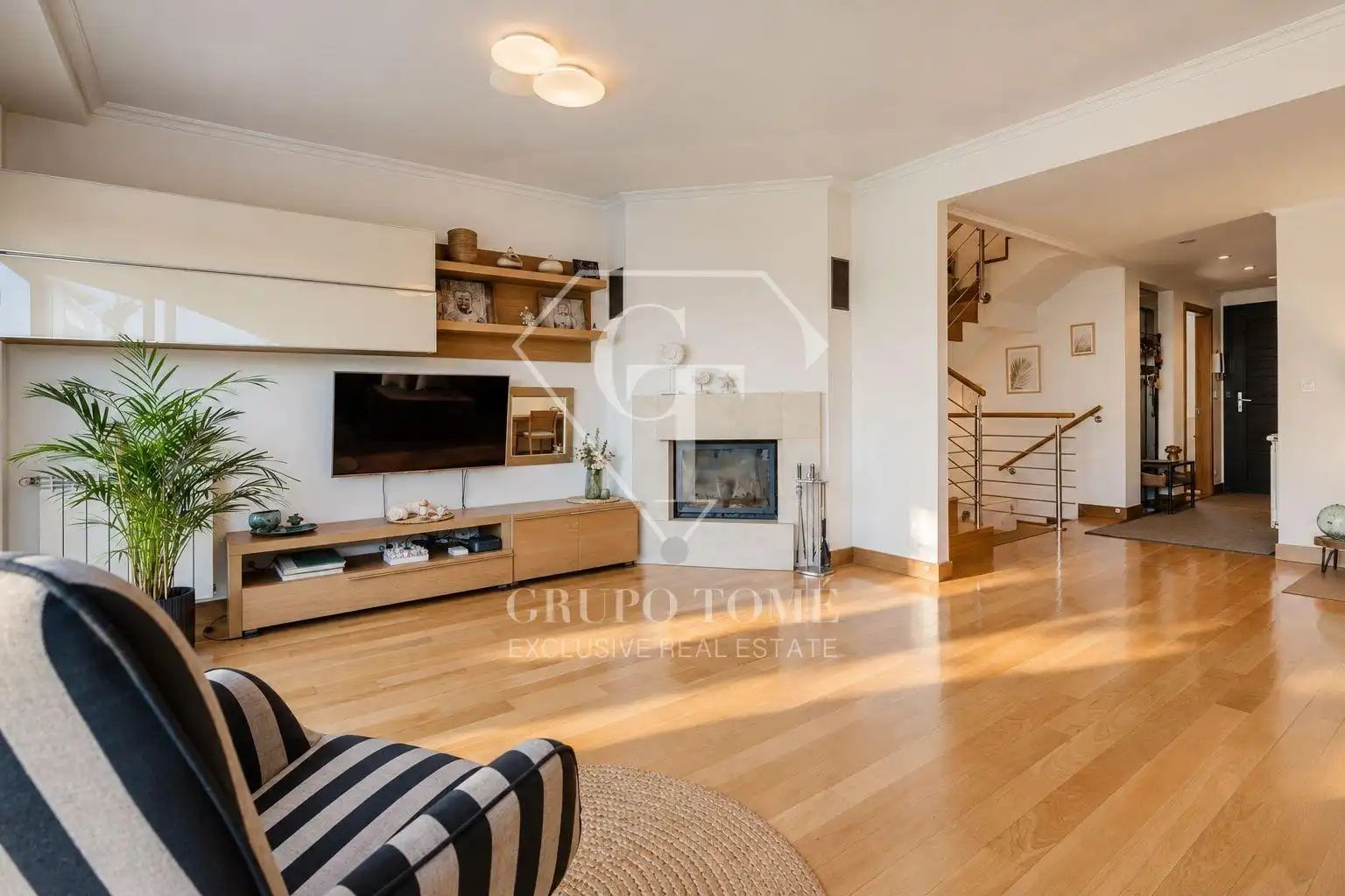 Sala de estar de Casa adosada en venta en Orio con Calefacción, Terraza y Trastero
