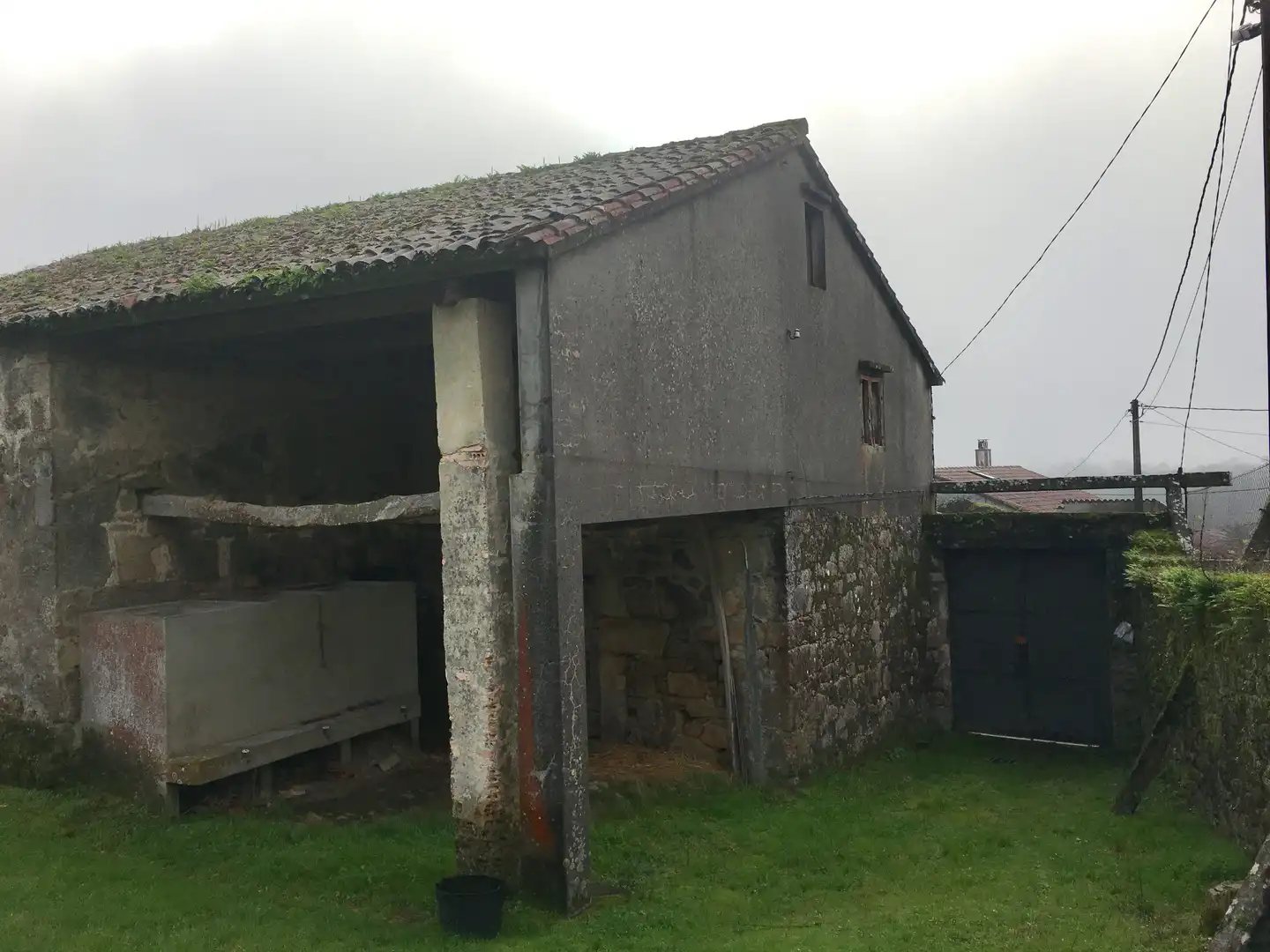 Vista exterior de Finca rústica en venta en Brión con Jardín privado
