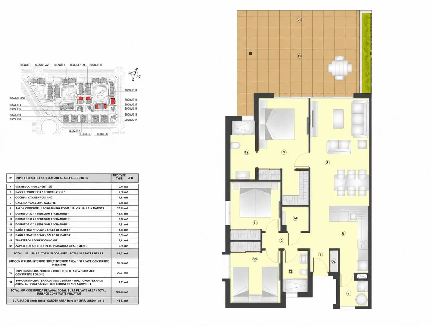 Planta baja en venta en Torrevieja con Aire acondicionado, Terraza y Piscina