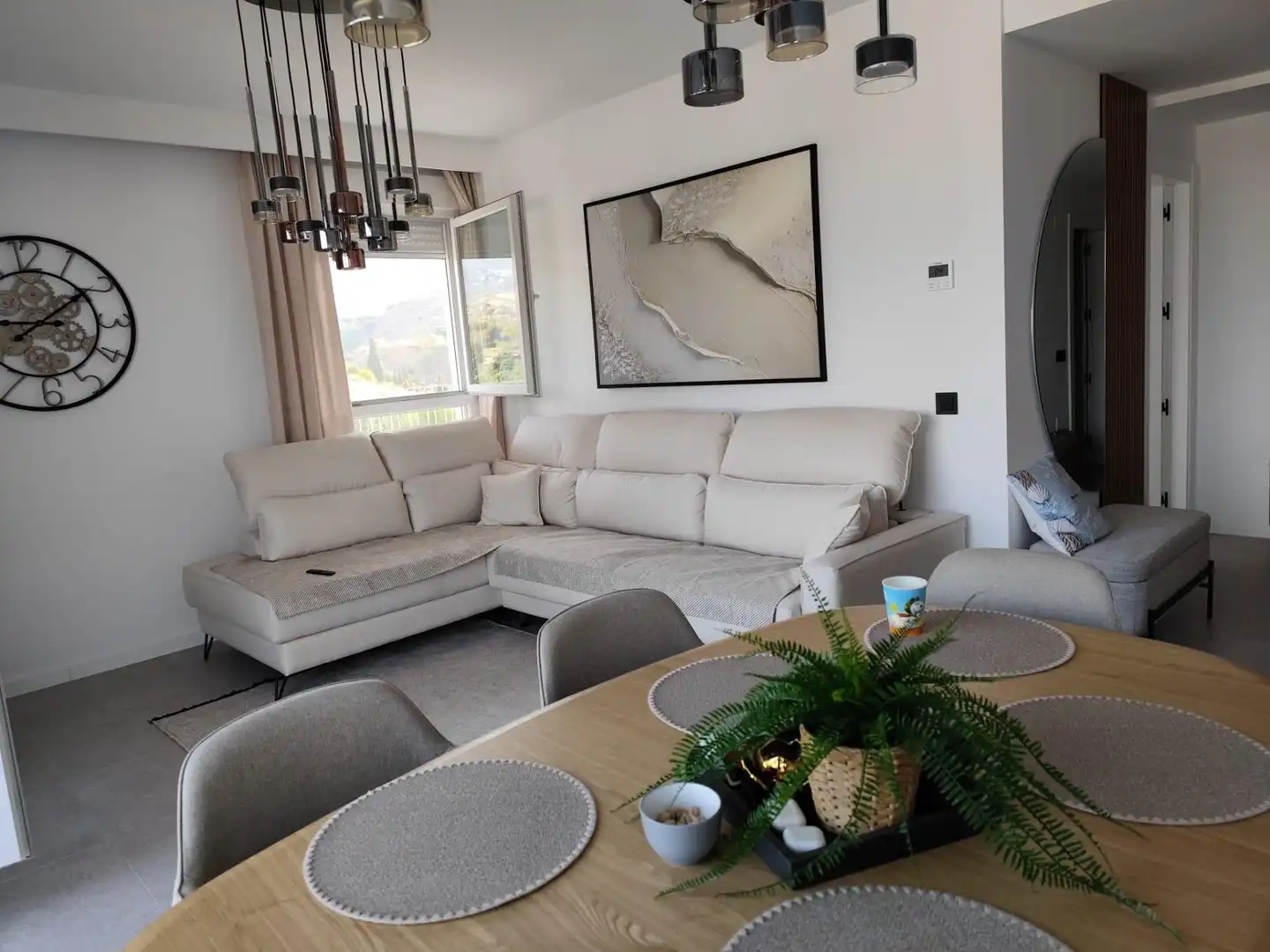Sala de estar de Apartamento de alquiler en Los Pacos