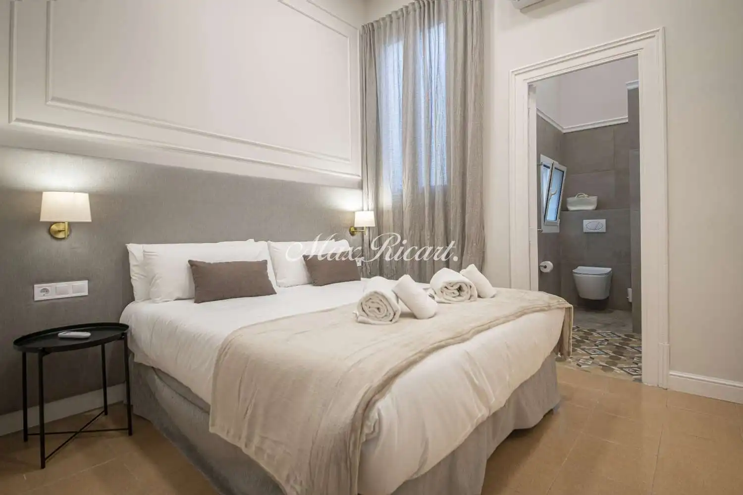 Schlafzimmer von Wohnung zur Miete in Barcelona mit Klimaanlage, Heizung und Abstellraum