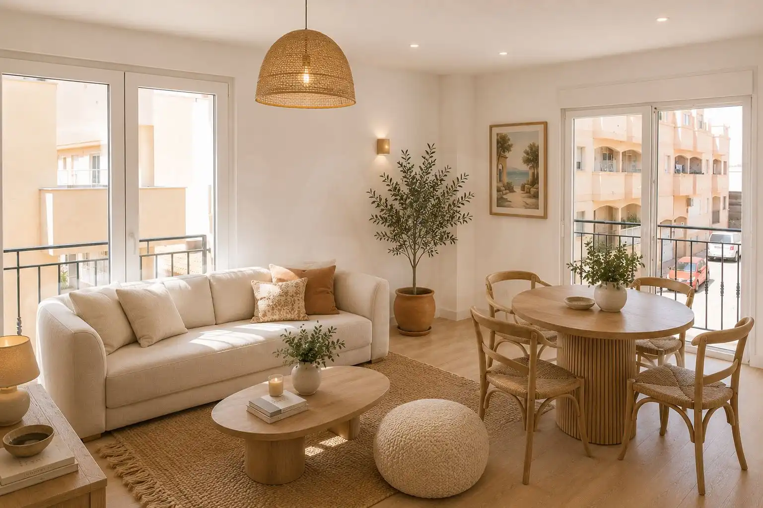 Sala de estar de Piso en venta en Roquetas de Mar