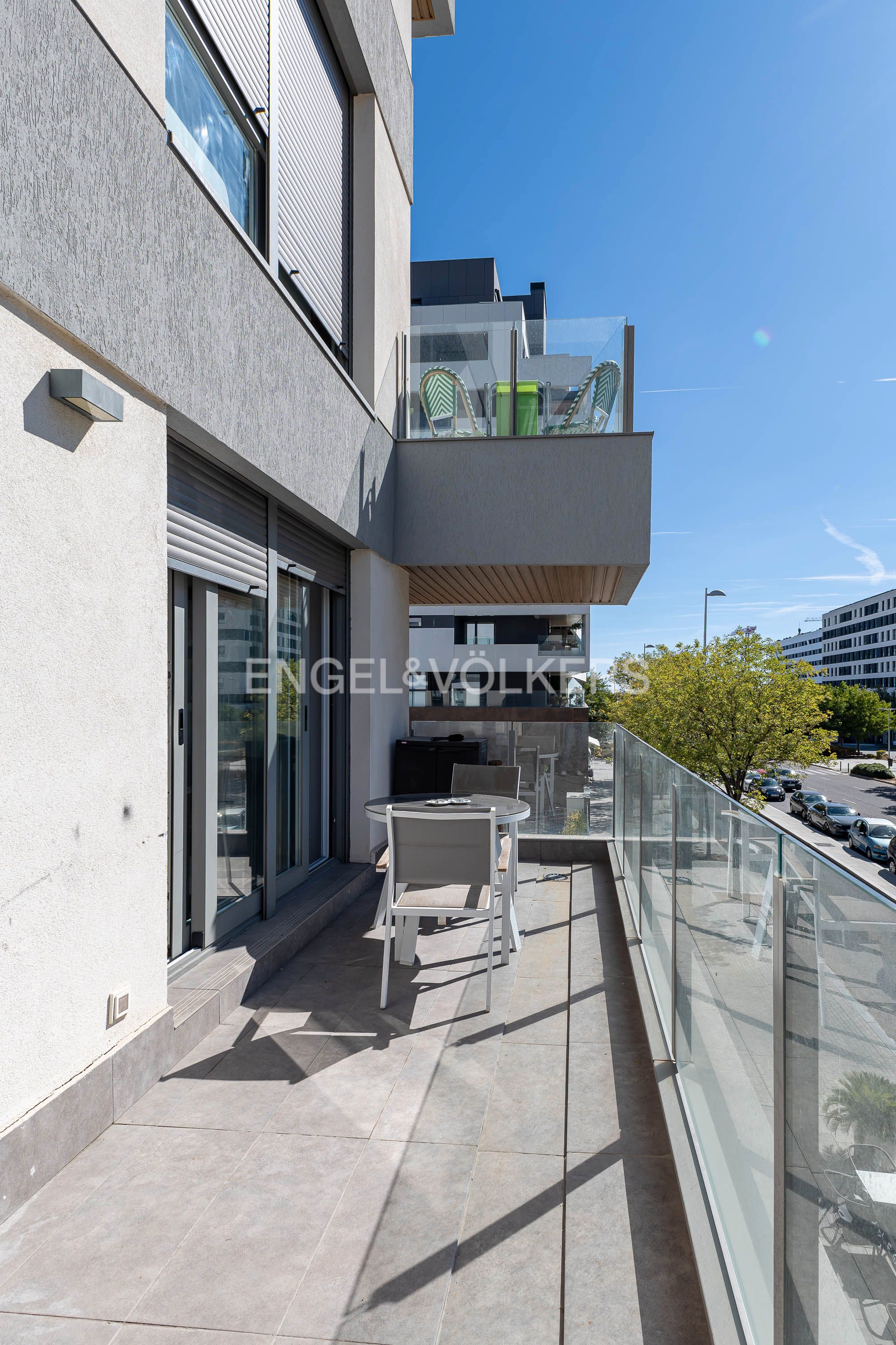 Terraza de Apartamento en venta en  Madrid Capital con Aire acondicionado, Calefacción y Jardín privado