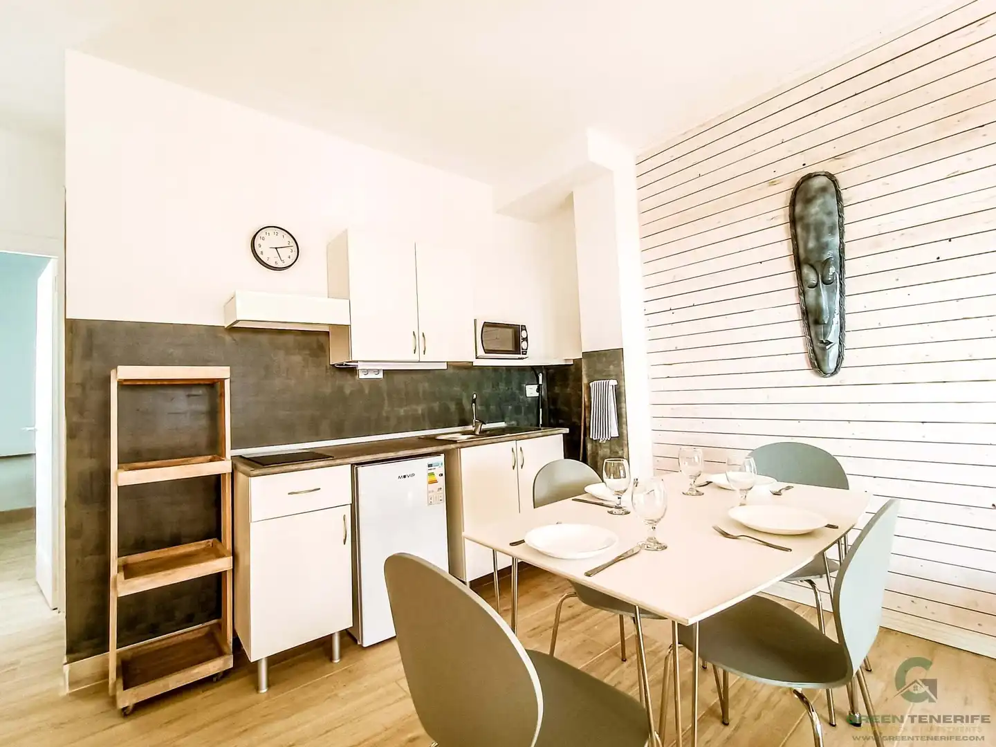 Cocina de Piso de alquiler en Guía de Isora con Terraza y Amueblado