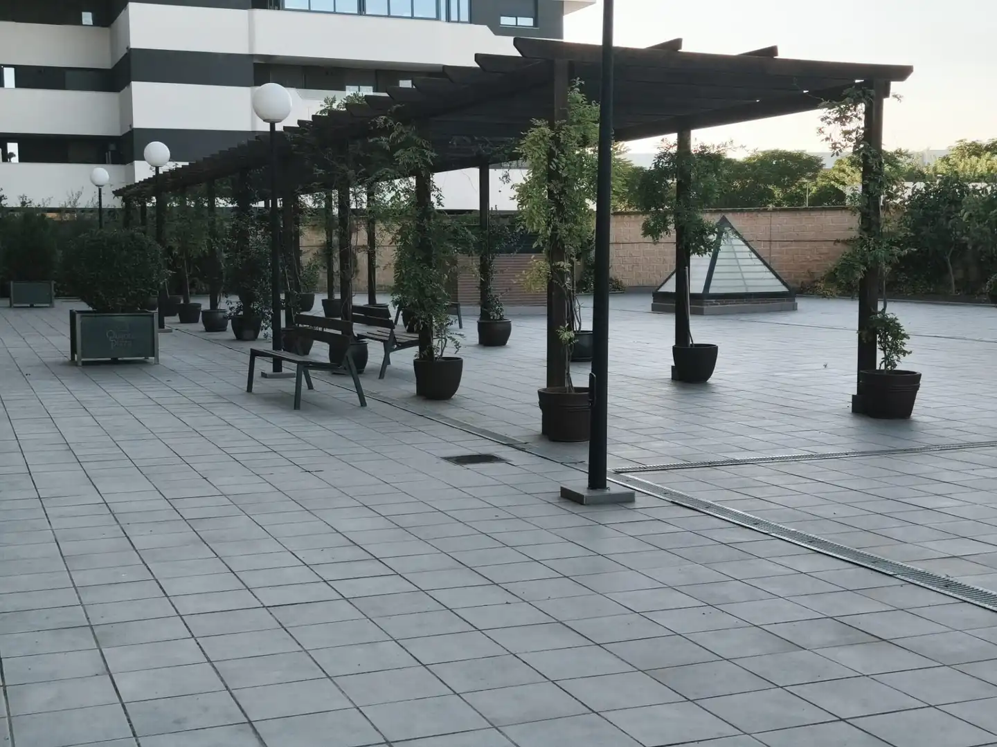 Terraza de Estudio de alquiler en Nuevo Hospital