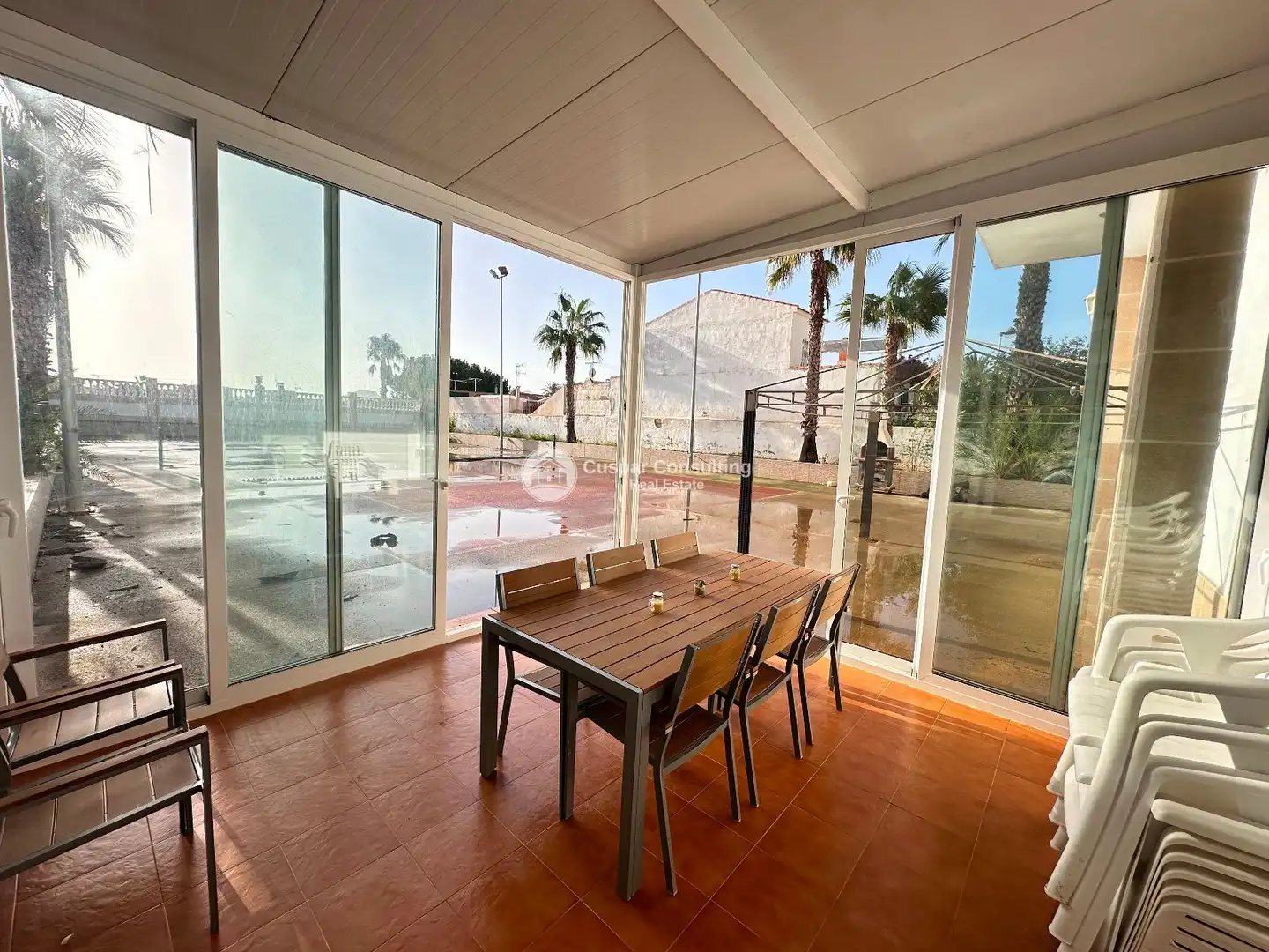 Terraza de Casa o chalet en venta en La Manga del Mar Menor con Calefacción, Terraza y Amueblado