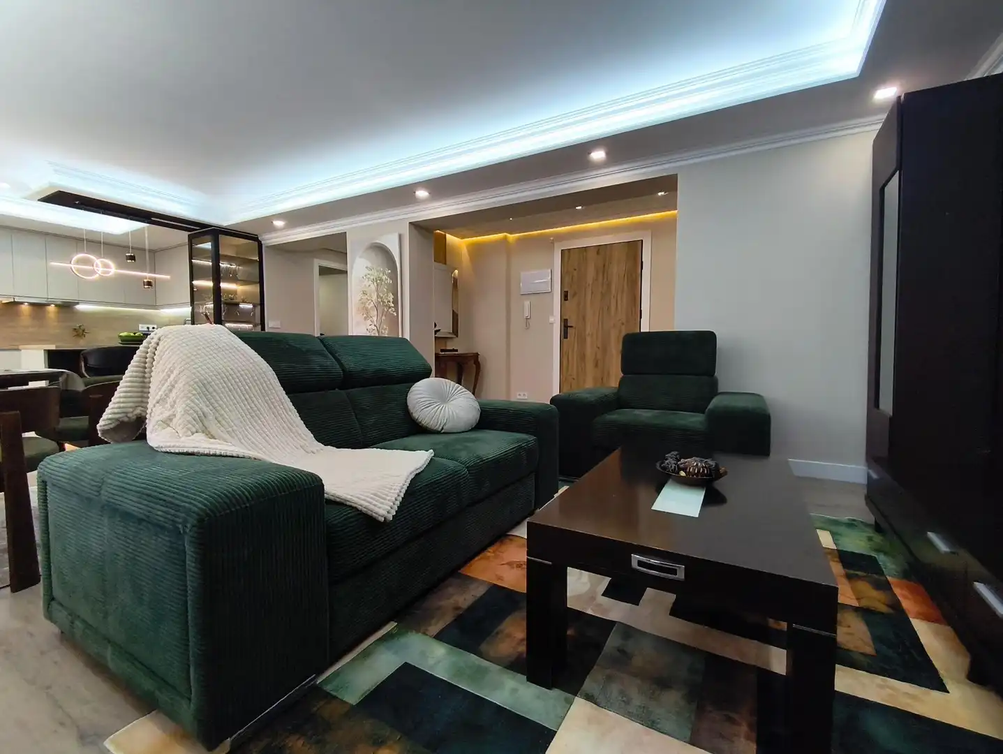 Sala d'estar de Apartament en venda en Santa Pola amb Aire condicionat, Calefacció i Moblat