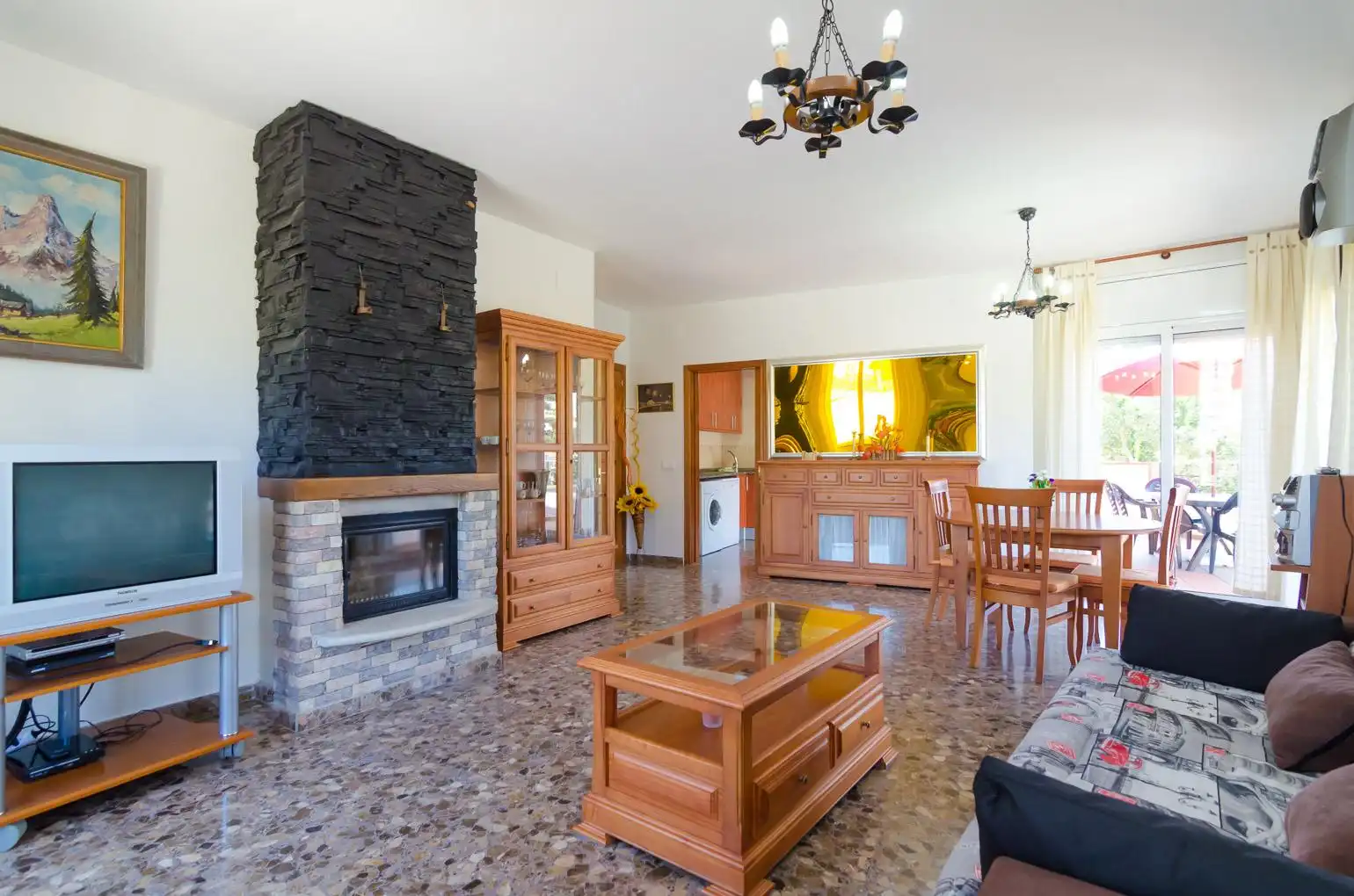 Sala d'estar de Casa o xalet en venda en Lloret de Mar amb Terrassa i Piscina
