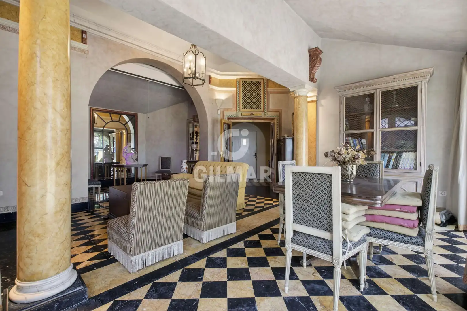 Dining room of Houses for sale in Tomares  with Heating, Private garden and Swimming Pool