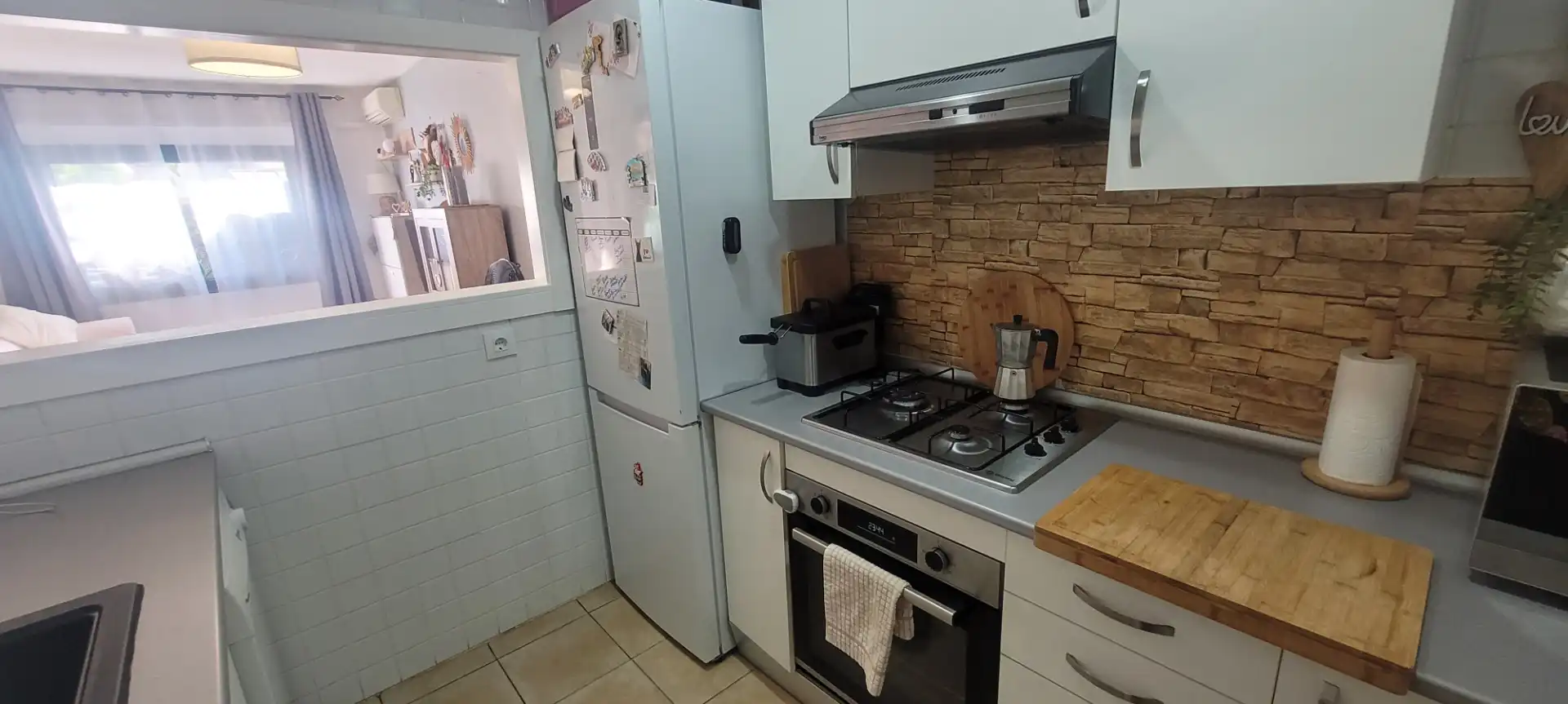 Cuina de Apartament en venda en Murcia amb Aire condicionat, Calefacció i Jardí privat