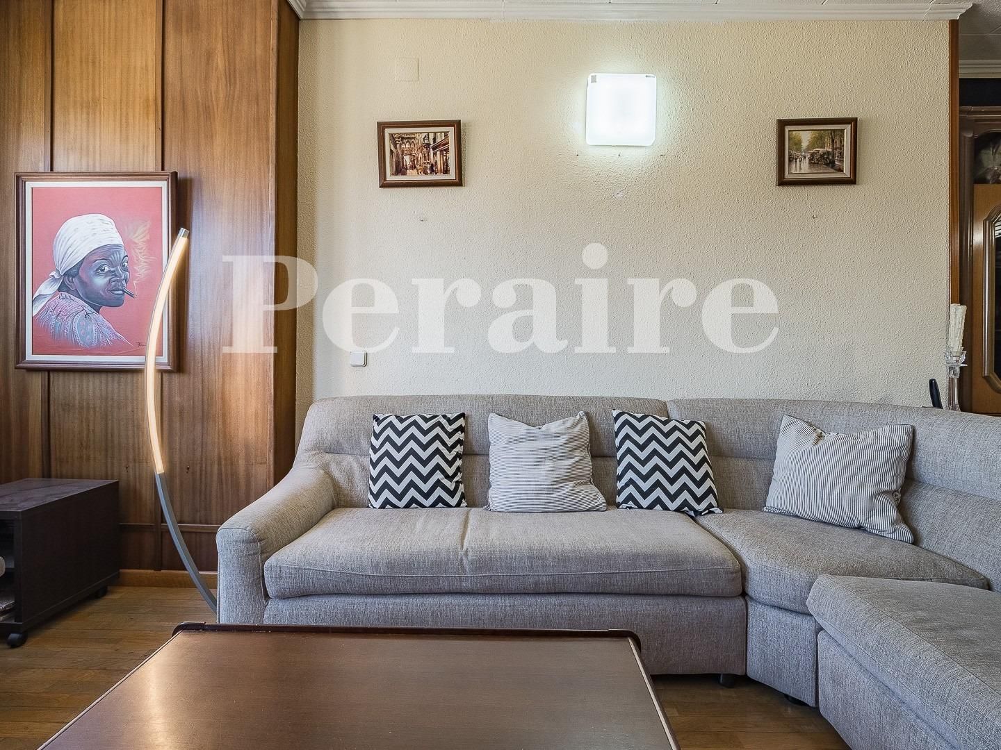 Sala d'estar de Pis en venda en  Barcelona Capital amb Aire condicionat, Calefacció i Parquet