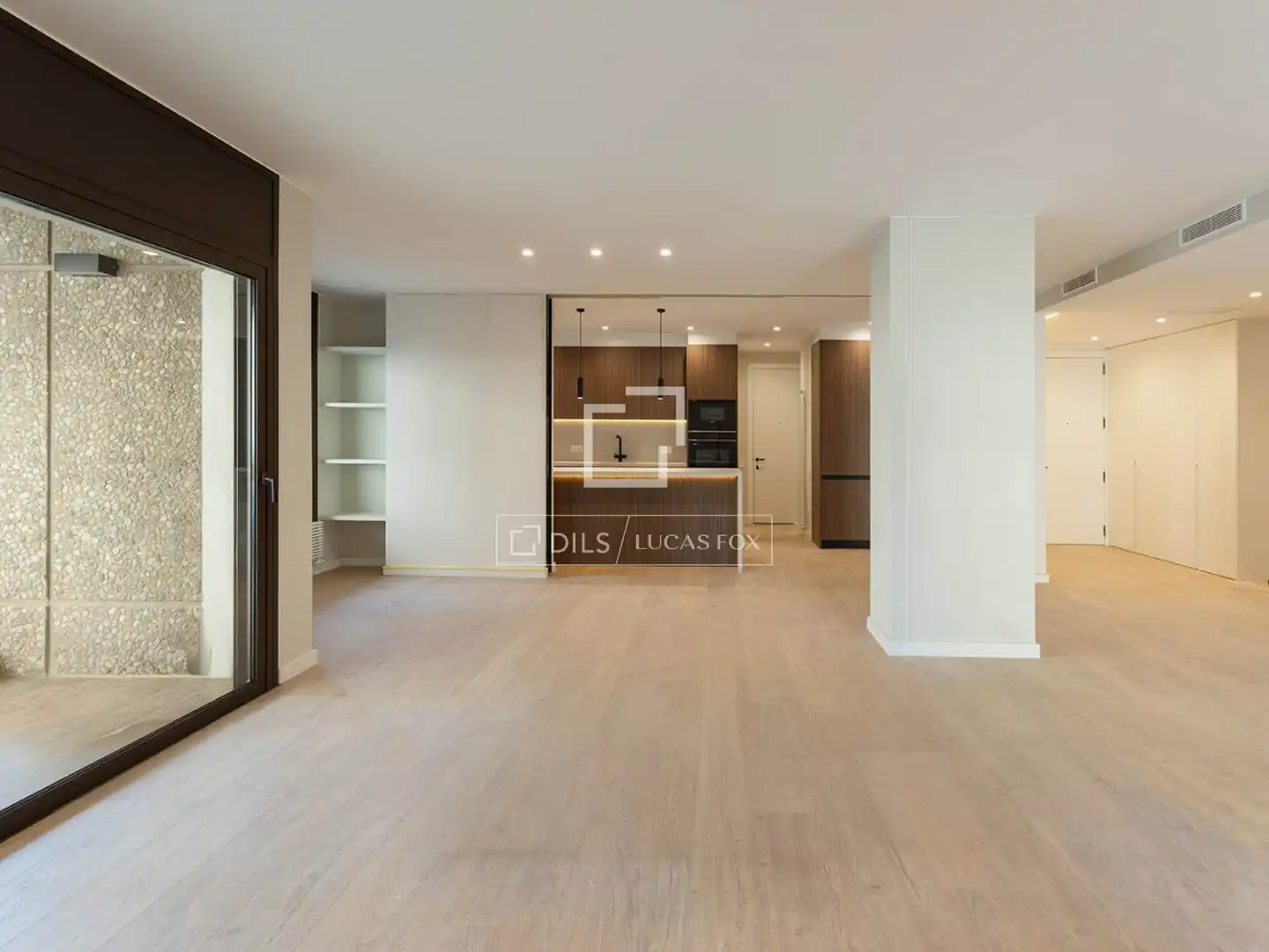 Küche von Wohnung zur Miete in Barcelona mit Klimaanlage und Heizung