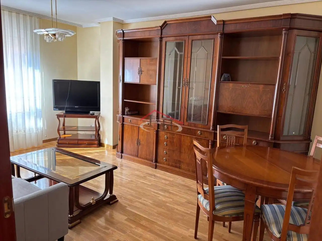 Living room of Apartments for rent in León Capital   with Heating, Parquet flooring and Terrace