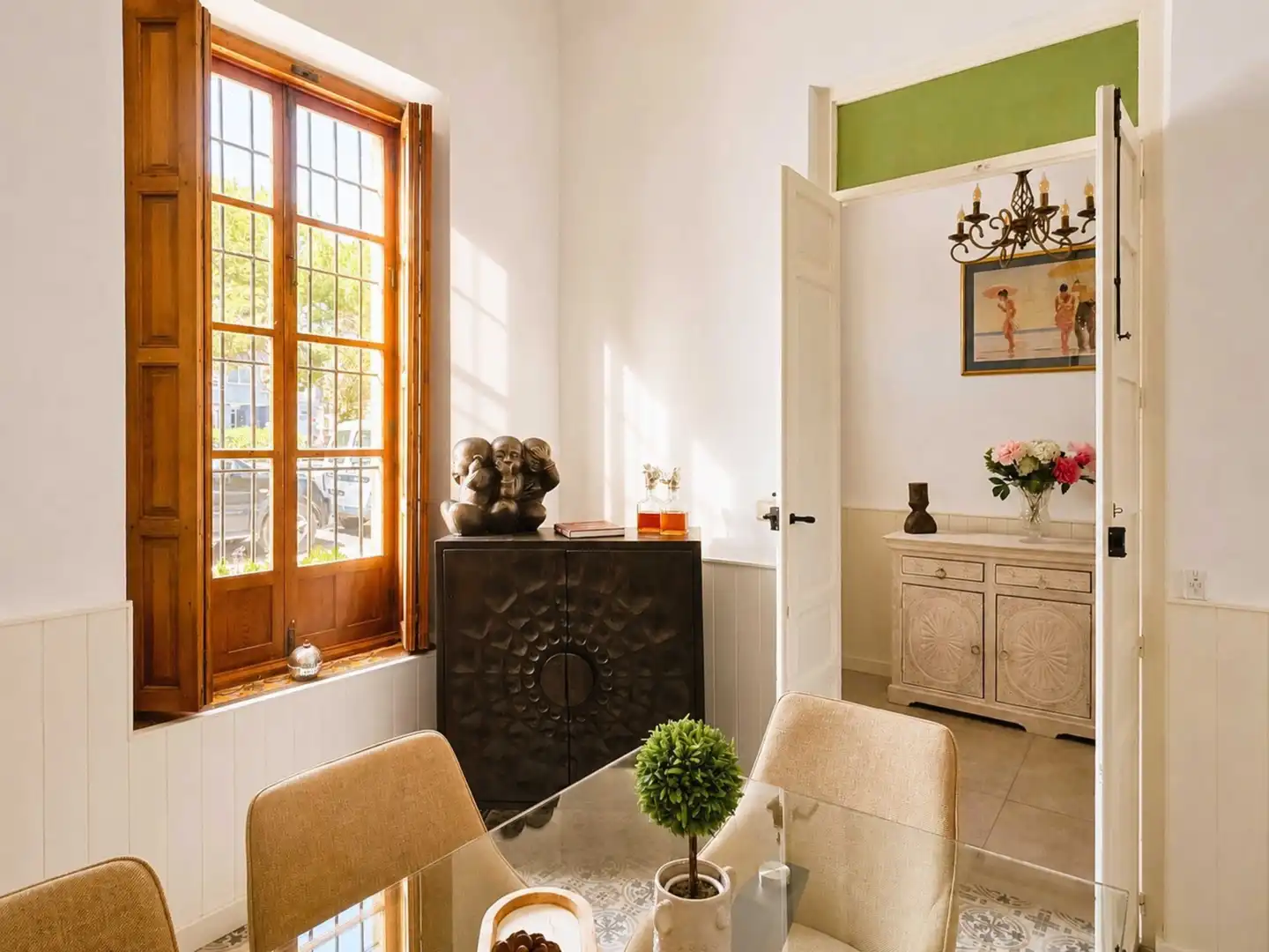 Esszimmer von Einfamilien-Reihenhaus zum Verkauf in El Pinós / Pinoso mit Terrasse
