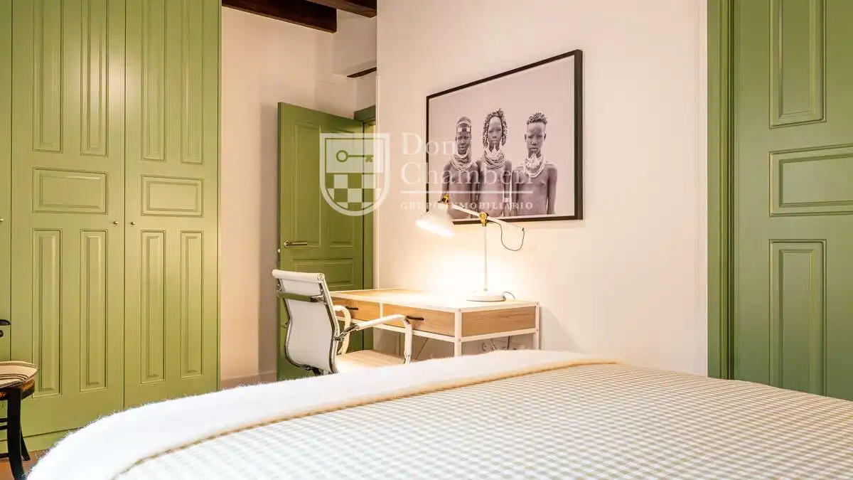 Dormitori de Apartament de lloguer en Segovia amb Calefacció, Terrassa i Moblat