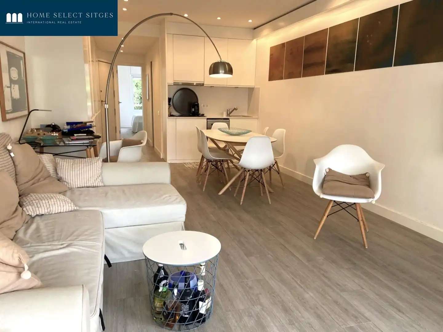 Living room of Apartments for rent in Sitges  with Air Conditioner, Heating and Private garden