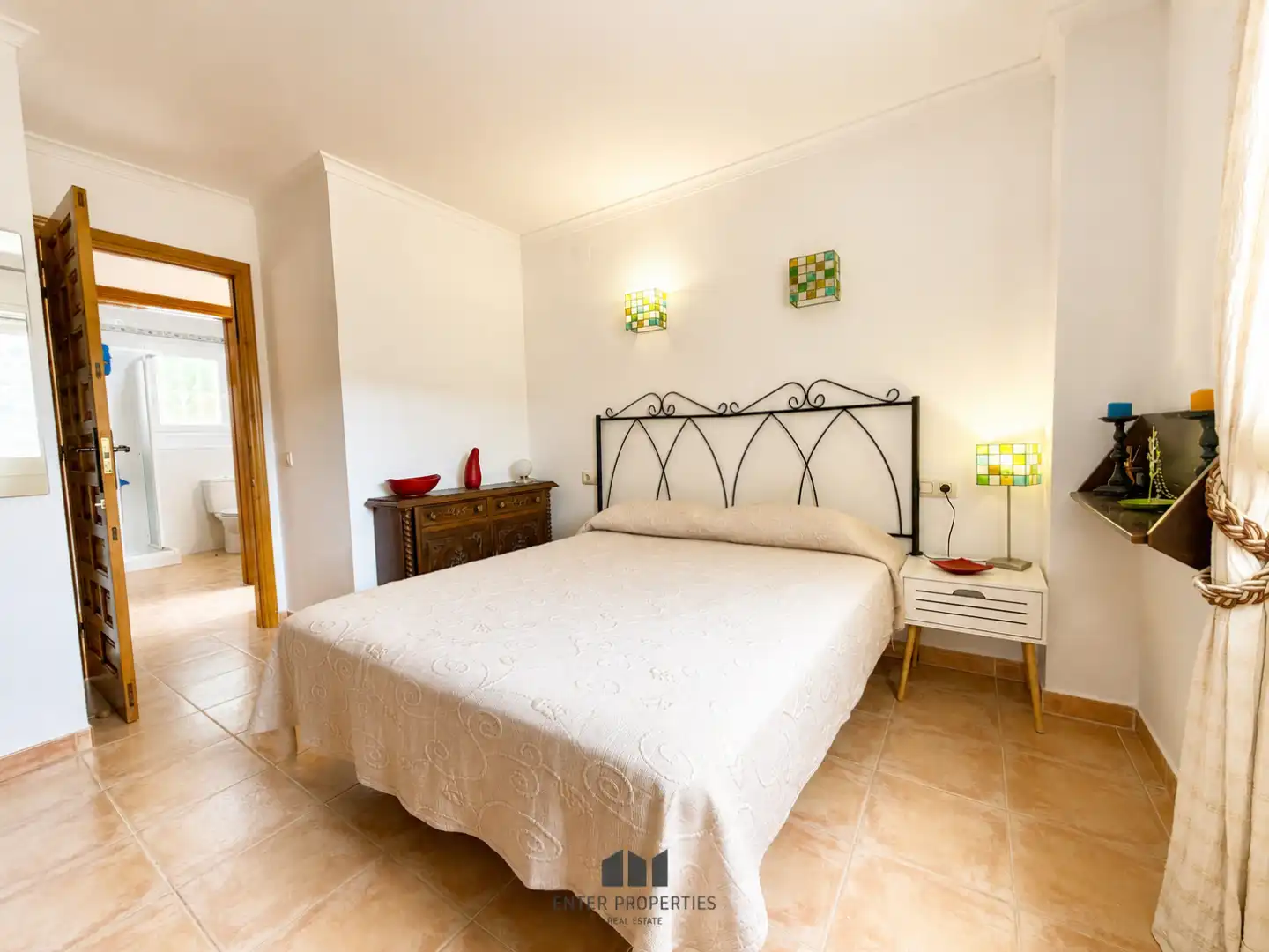 Schlafzimmer von Wohnung zum Verkauf in Benitachell / El Poble Nou de Benitatxell mit Klimaanlage, Heizung und Terrasse