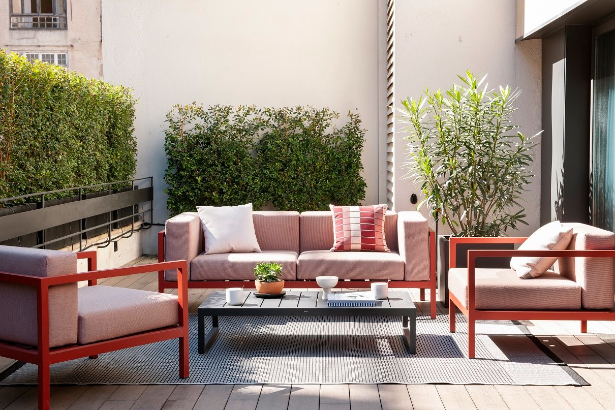 Terraza de Apartamento de alquiler en  Barcelona Capital con Aire acondicionado, Calefacción y Parquet