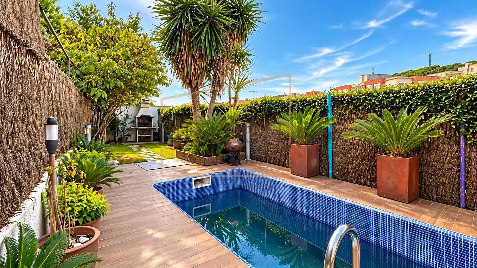 Piscina de Casa adosada en venta en Canet de Mar, Barcelona