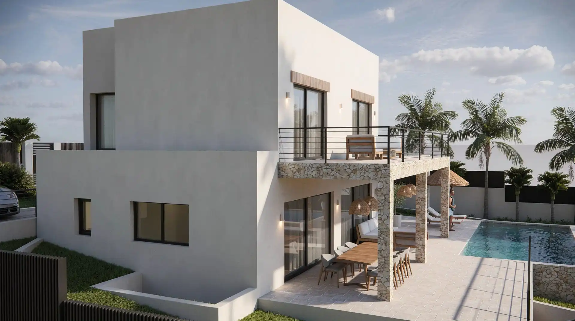 Exterior view of Houses for sale in Jávea / Xàbia  with Air Conditioner, Heating and Private garden