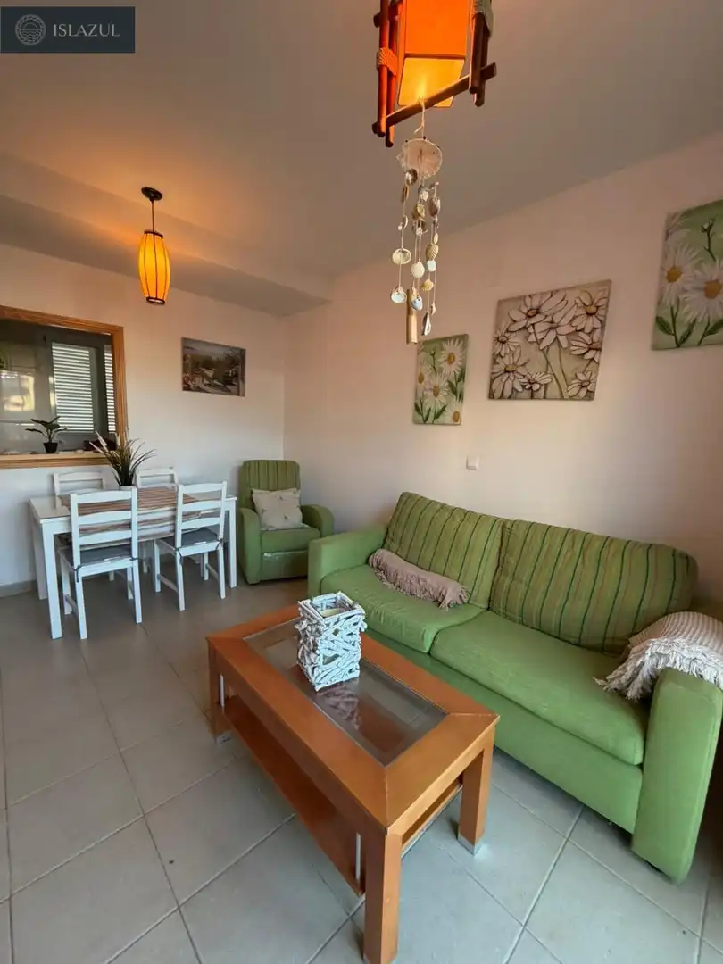 Sala d'estar de Casa adosada en venda en Isla Cristina amb Jardí privat, Terrassa i Moblat