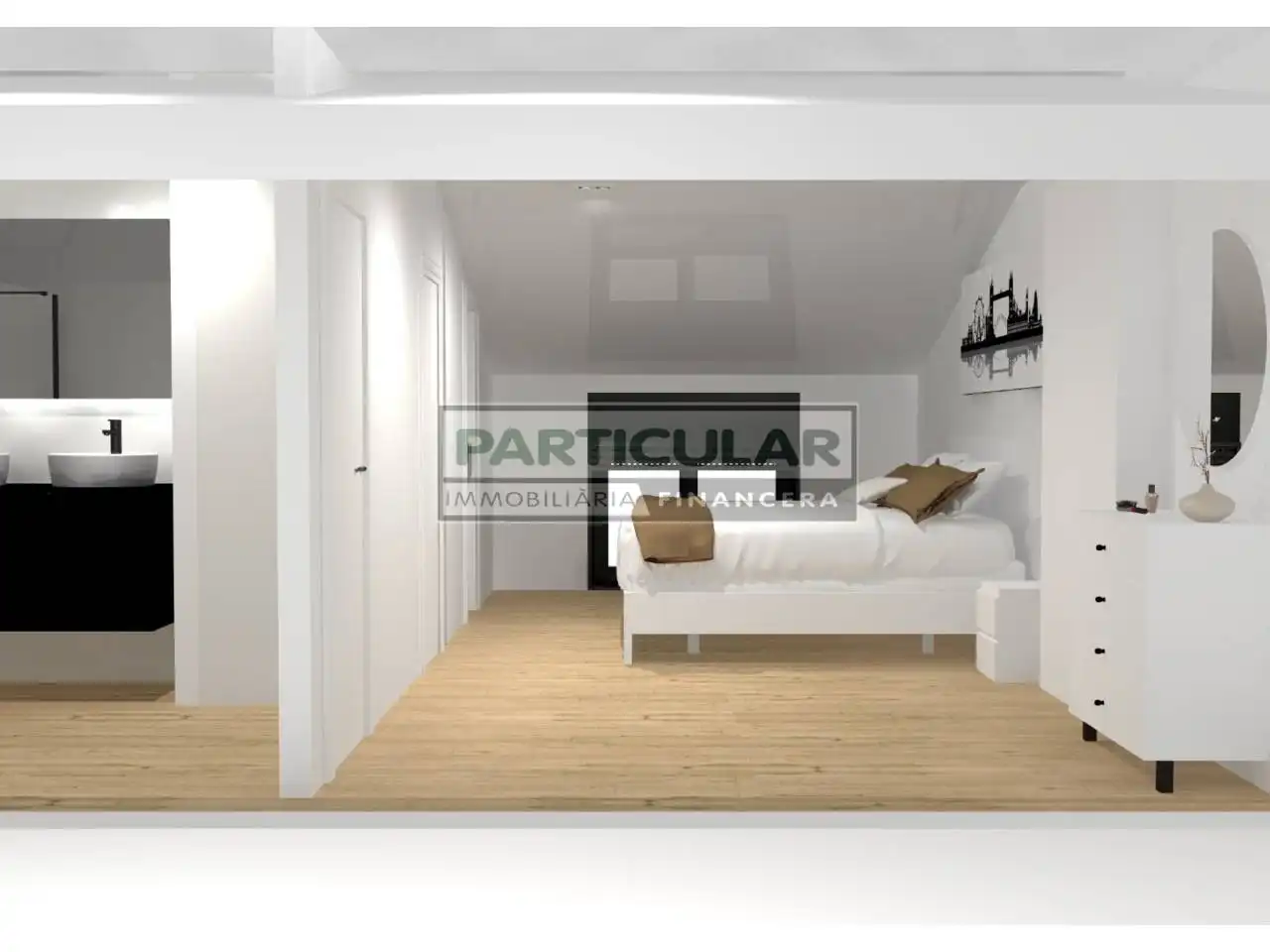 Habitación de Casa adosada en venta en Granollers con Aire acondicionado, Calefacción y Jardín privado