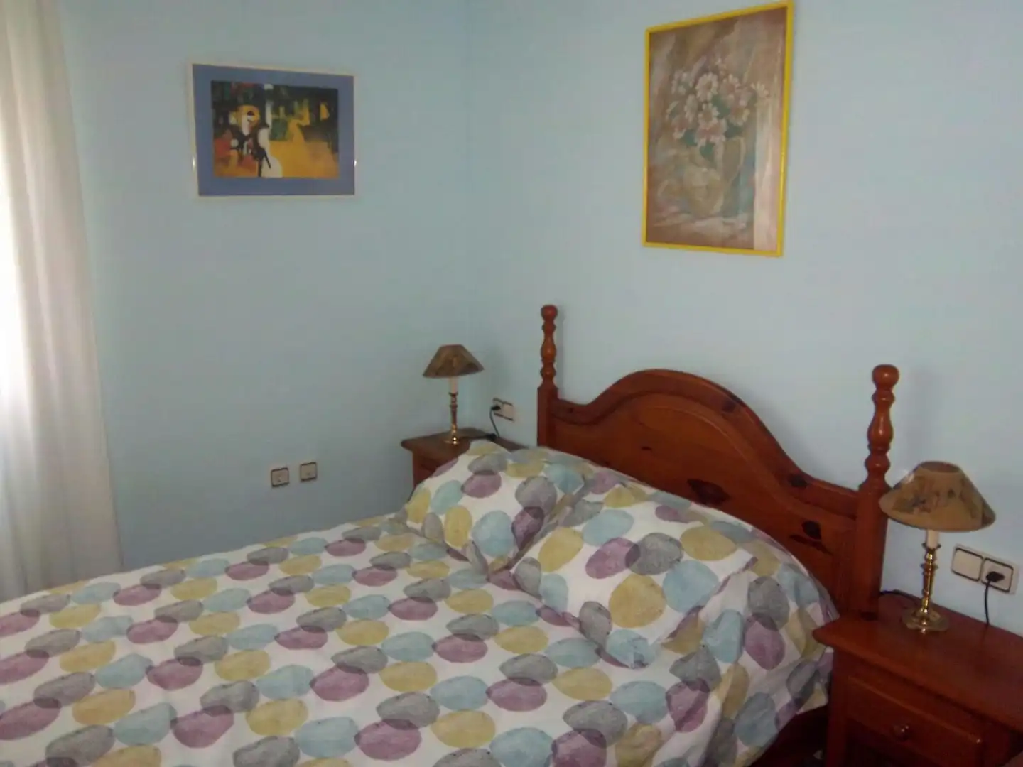 Habitación de Casa adosada de alquiler en Sanlúcar de Barrameda con Aire acondicionado, Calefacción y Jardín privado