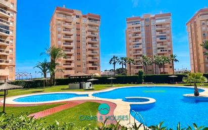 Vista exterior de Pis en venda en La Manga del Mar Menor amb Terrassa, Traster i Moblat