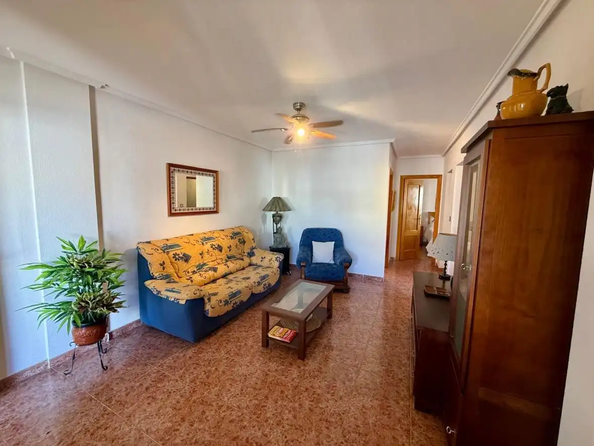 Sala de estar de Apartamento en venta en Santa Pola con Aire acondicionado, Calefacción y Terraza