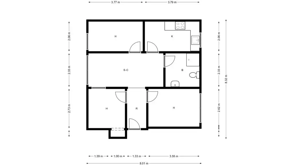 Flat for sale in Valencia